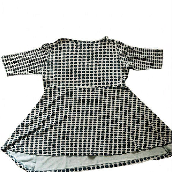 Effie's Heart Grey with Black and Yello Polka Dot Tunic - Picture 8 of 8